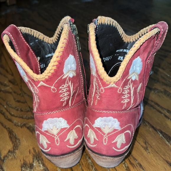 Liberty Black Ankle Cowboy Boots - Picture 5 of 9